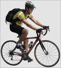 man on bike